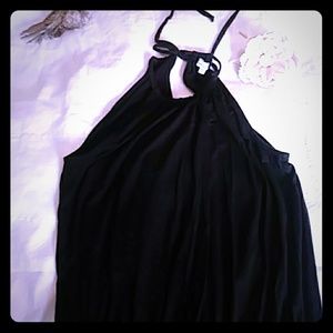 Splendid Blouson Halter Maxi Dress